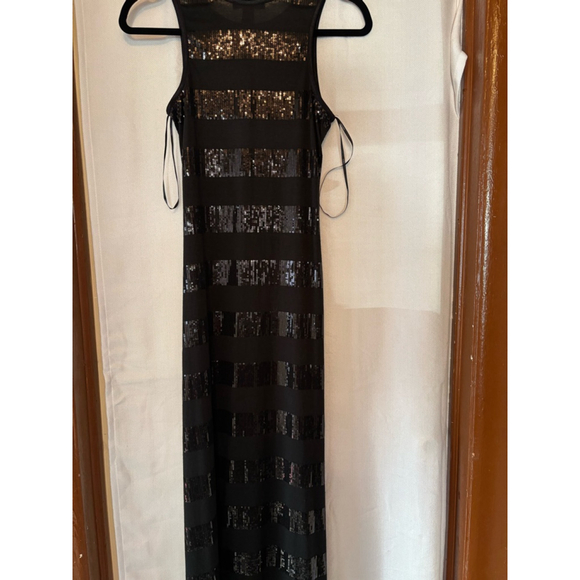 Women's Forever 21 Maxi Dress Size Unspecified Black Sequin - Picture 3 of 4